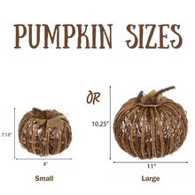 Load image into Gallery viewer, Fall Wicker Pumpkin - 5:00 - 6:00 pm
