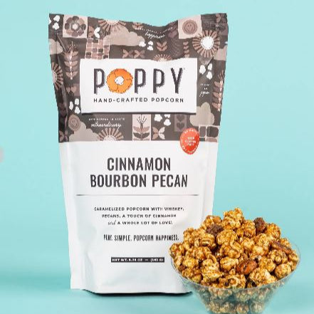 Cinnamon Bourbon Pecan Popcorn