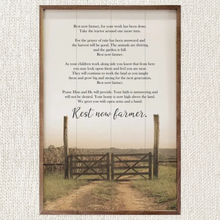 Load image into Gallery viewer, "Rest Now Farmer" Sign
