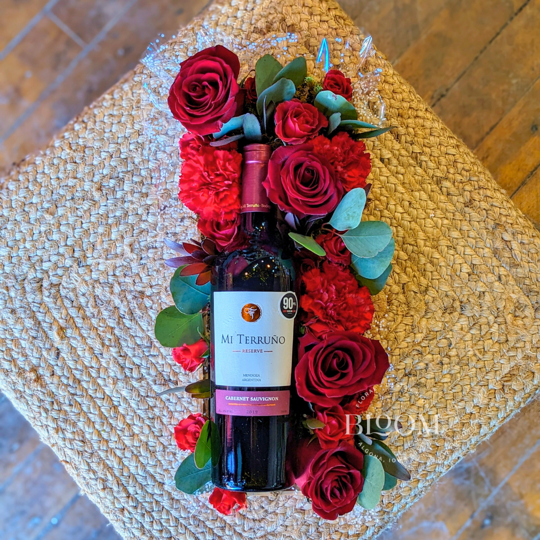 Blooms & Wine Box