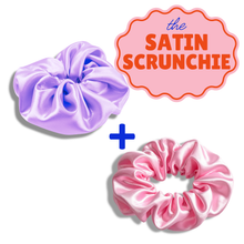 Load image into Gallery viewer, Satin Scrunchie Pair
