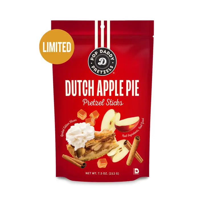 Dutch Apple Pie Pretzels - Pop Daddy Snacks