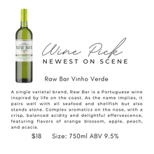 Load image into Gallery viewer, Raw Bar Vhino Verde
