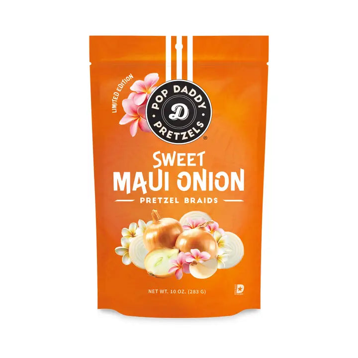 Sweet Maui Onion Pretzels - Pop Daddy Snacks
