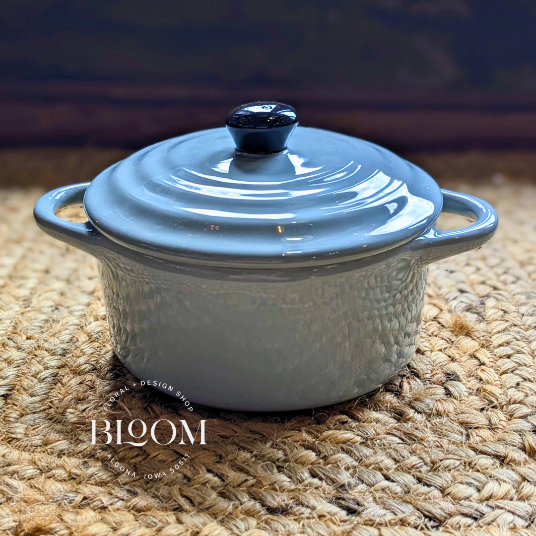 Stoneware Mini Baker w/ Lid, 4 Colors – Bloom Floral Algona