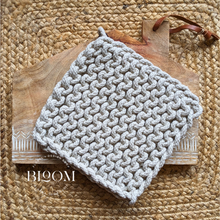 Load image into Gallery viewer, Cotton Crocheted Pot Holder, 4 Colors
